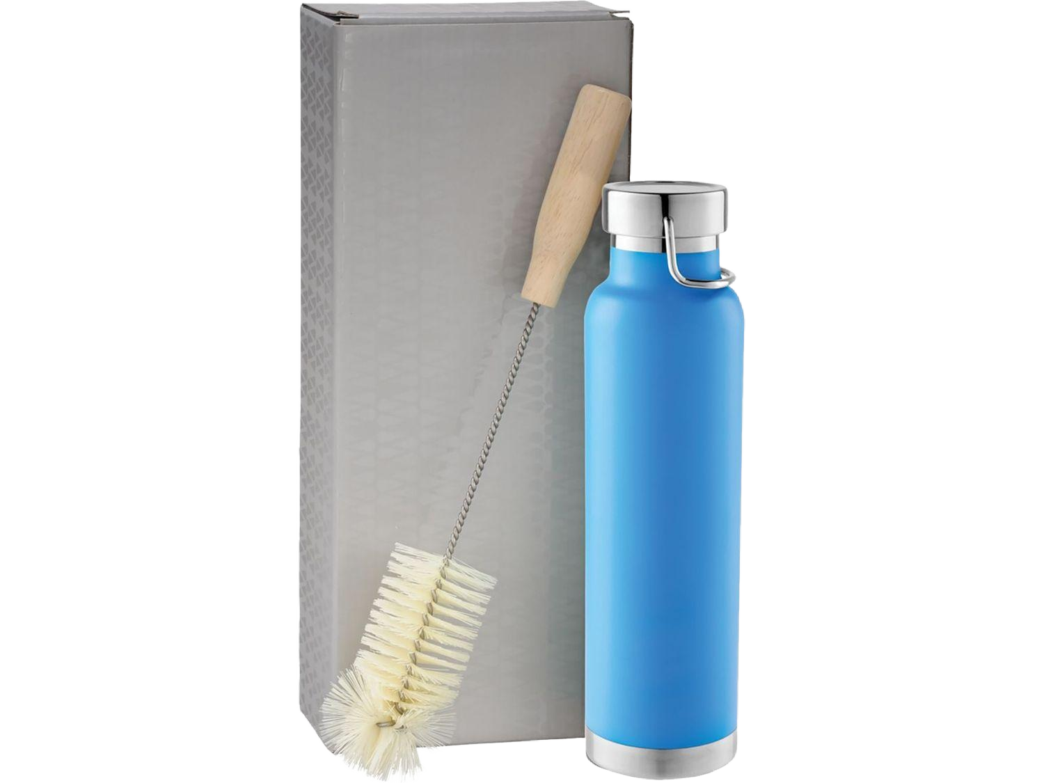 Thor Copper Vacuum Bottle with Brush 22oz