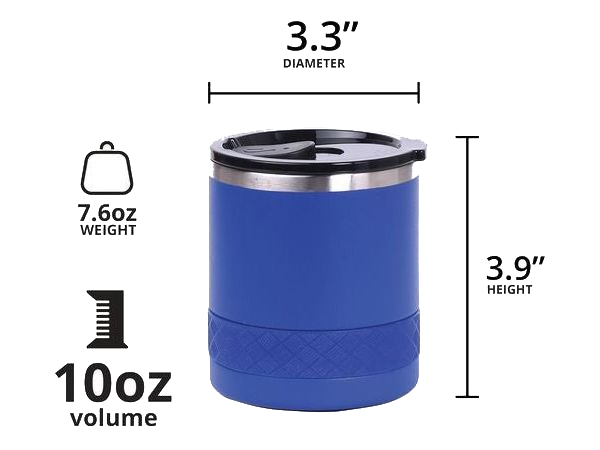 Elemental Recess 10oz Rocks Tumbler - Royal Blue