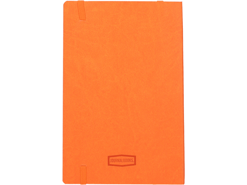 8.0’’ x 5.5’’ FSC® Mix Pedova™ Soft Bound Journal by JournalBooks® - Orange - JournalBooks