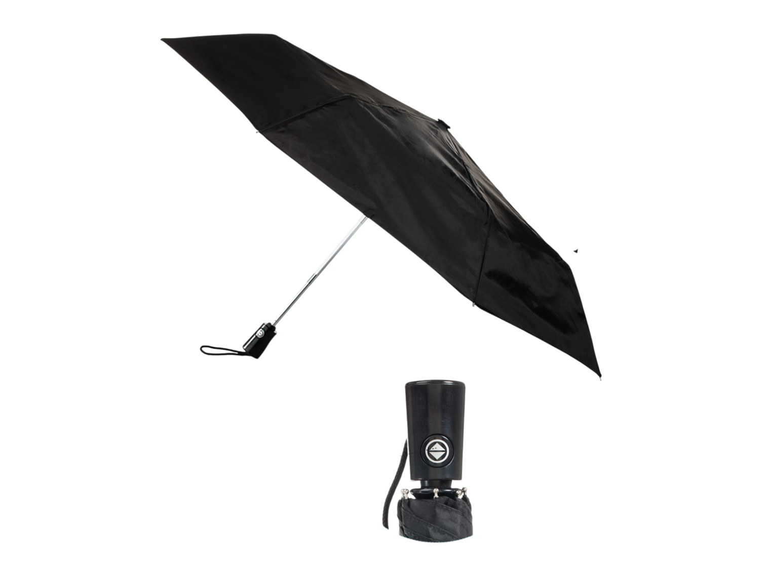 44" totes® 3 Section Auto Open/Close Umbrella