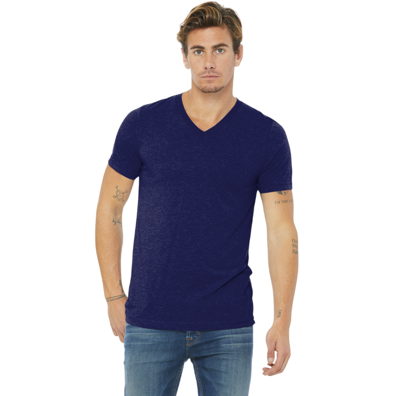 BELLA+CANVAS ® Unisex Triblend Short Sleeve V-Neck Tee