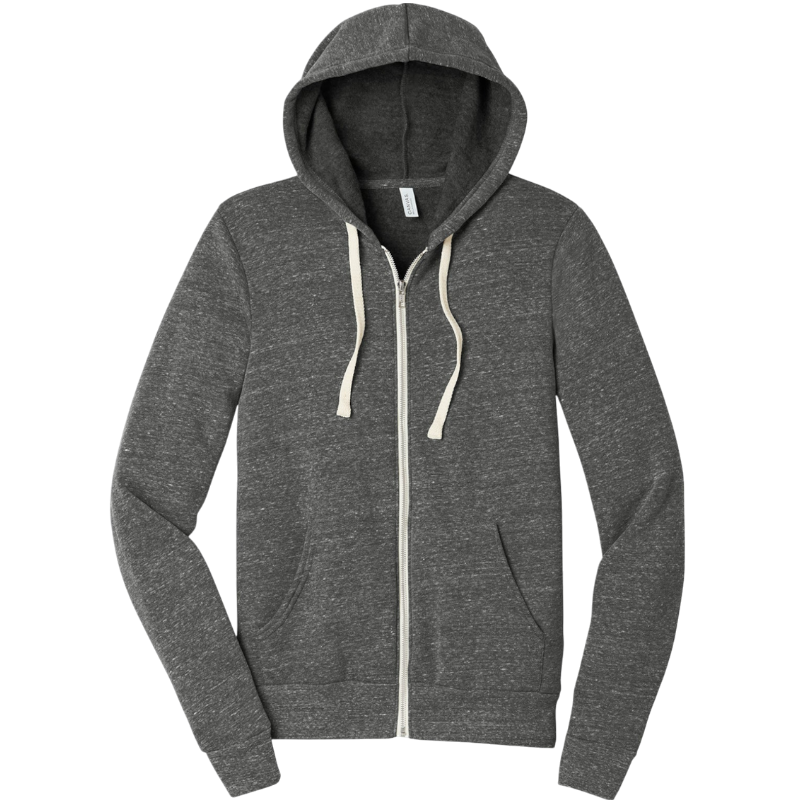 BELLA+CANVAS ® Unisex Triblend Sponge Fleece Full-Zip Hoodie