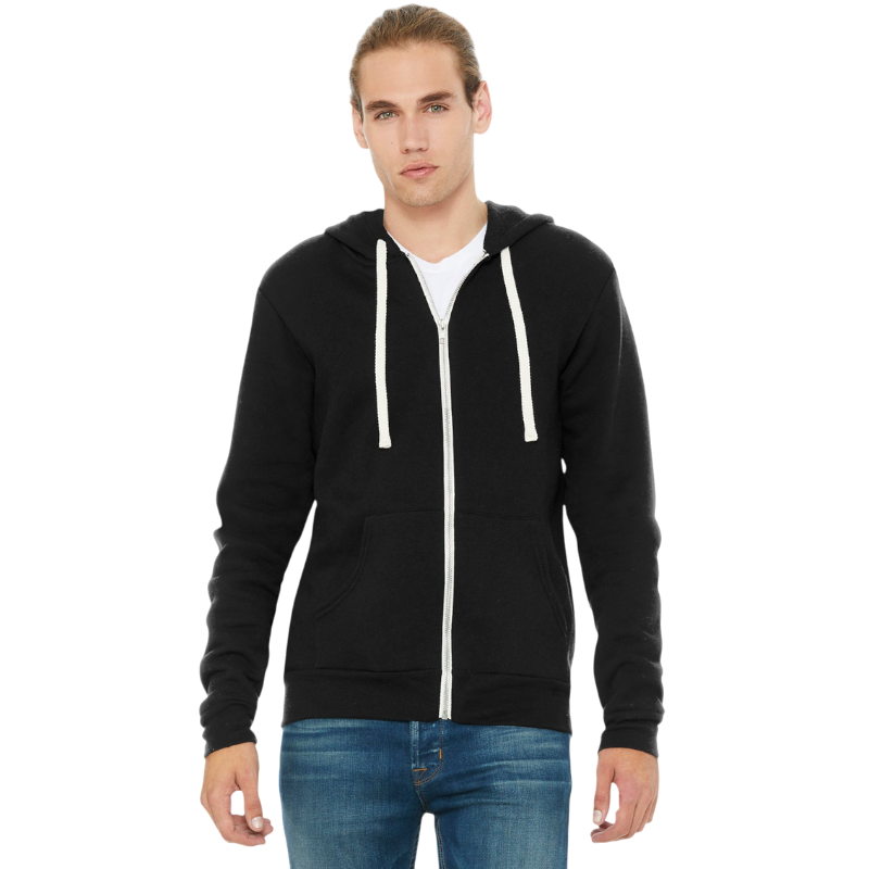 BELLA+CANVAS ® Unisex Triblend Sponge Fleece Full-Zip Hoodie
