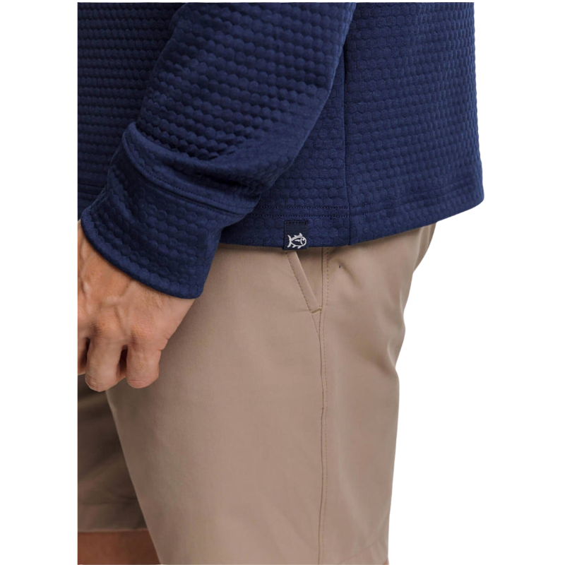 Southern Tide Men's Scuttle Heather Performance Quarter-Zip Hoodie