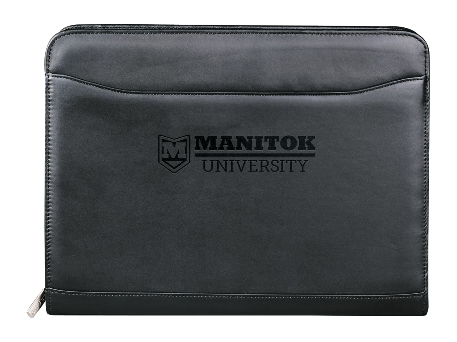 Millennium Leather Zippered Padfolio with FSC® Mix Paper