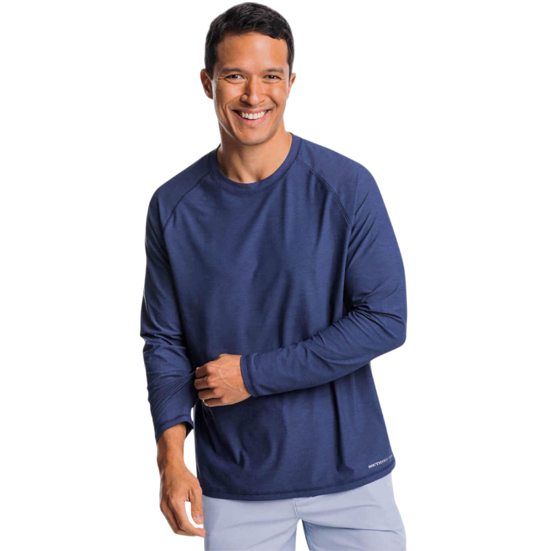 Southern Tide Men's Brrr-illiant Performance Long-Sleeve T-Shirt