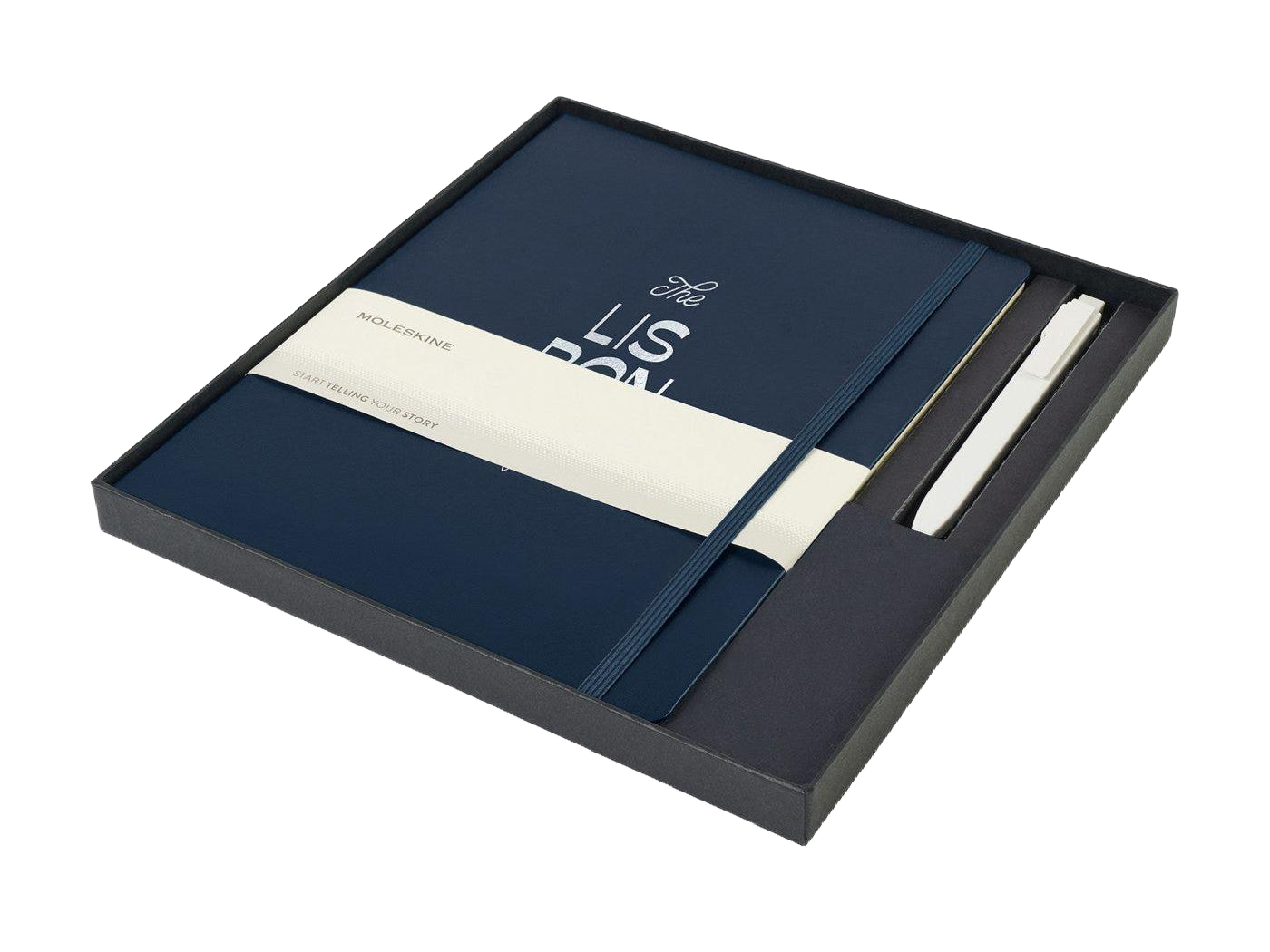 Moleskine® X-Large Notebook and GO Pen Gift Set