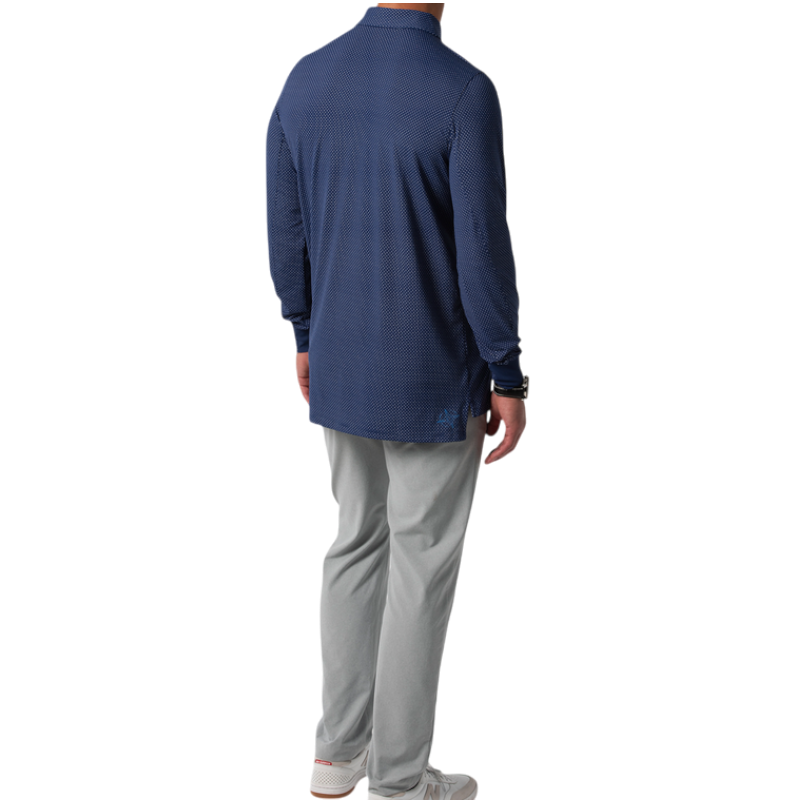 B. Draddy Men's Captain Lee Long-Sleeve Polo