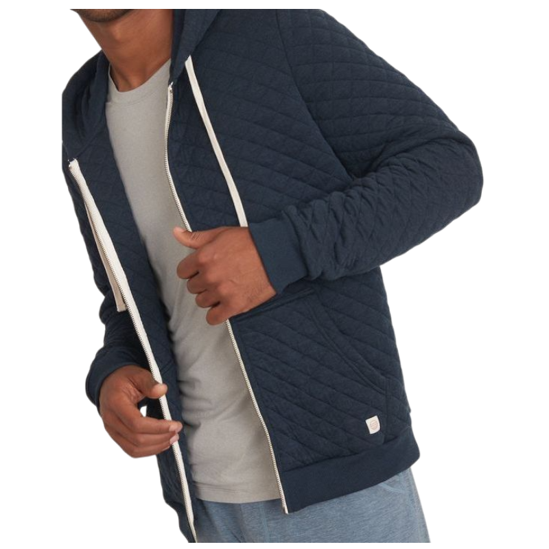 Marine Layer Men's Corbet Quilted Full Zip Hoodie