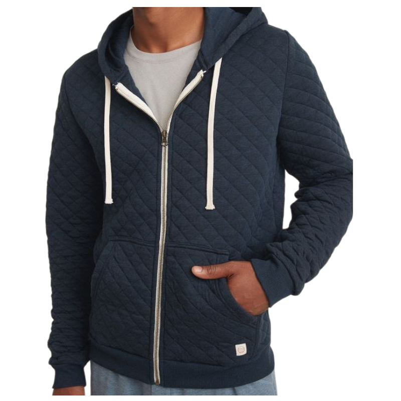 Marine Layer Men's Corbet Quilted Full Zip Hoodie
