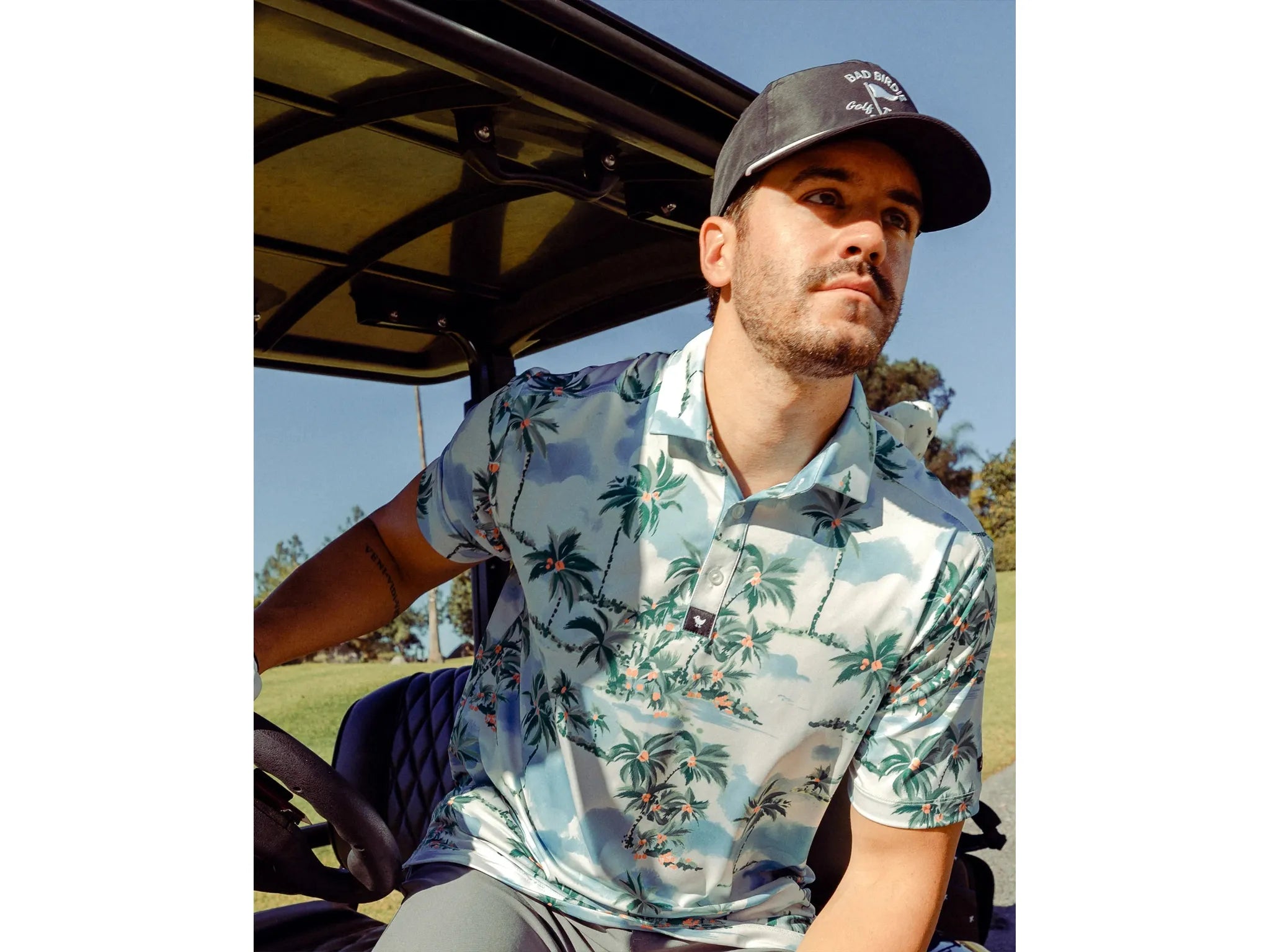 Postcard Vacation Core Performance Polo