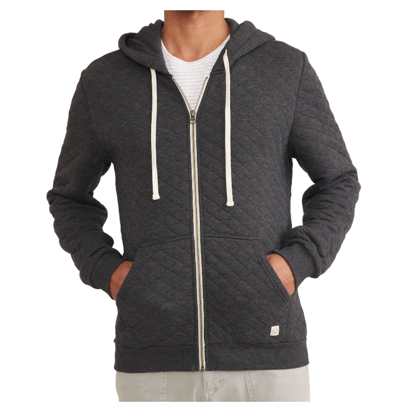 Marine Layer Men's Corbet Quilted Full Zip Hoodie