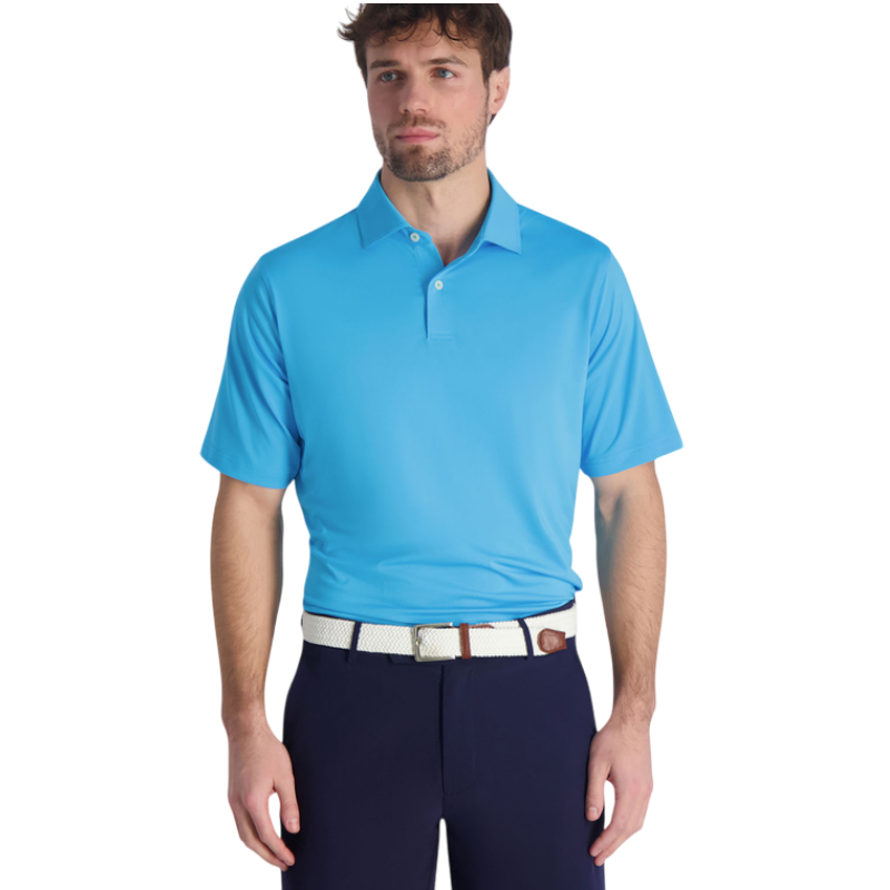 Fairway & Greene Men's Tournament Solid Tech Jersey Polo
