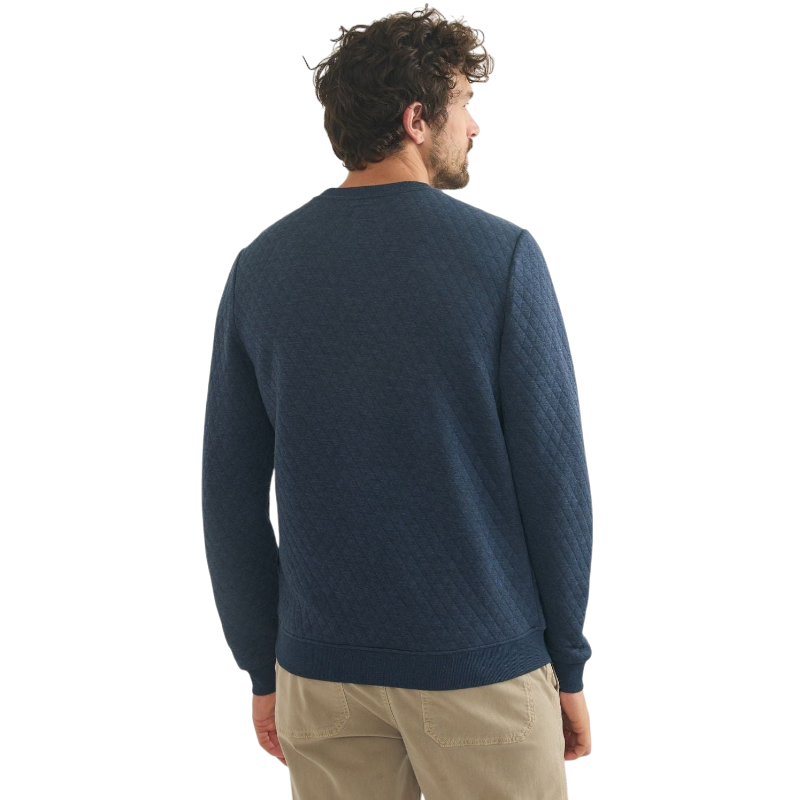 Marine Layer Men's Corbet Quilted Crewneck