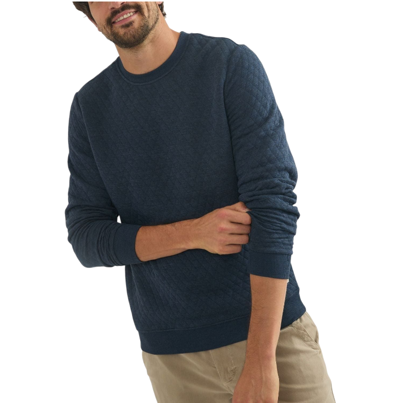 Marine Layer Men's Corbet Quilted Crewneck