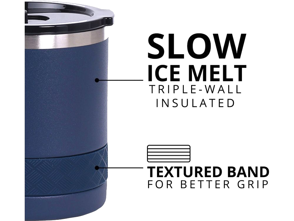 Elemental Recess 10oz Rocks Tumbler - Navy Blue