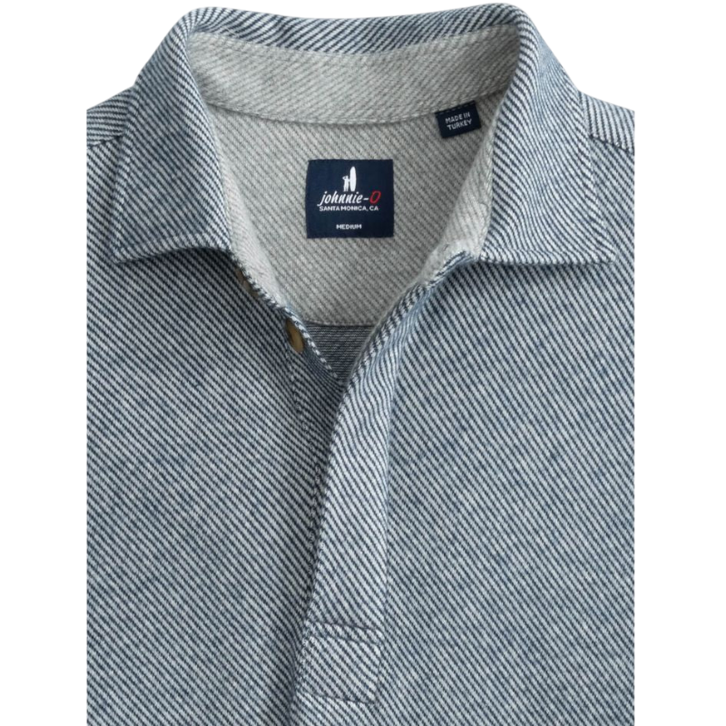 Johnnie-O Men's Middleton Knit Flannel Popover