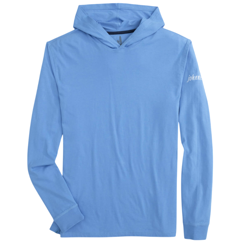 Johnnie-O Men's Edison Garment Dyed Long-Sleeve Hooded Tee