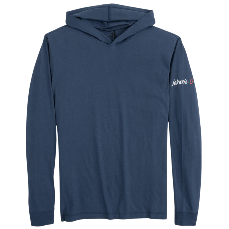 Johnnie-O Men's Edison Garment Dyed Long-Sleeve Hooded Tee