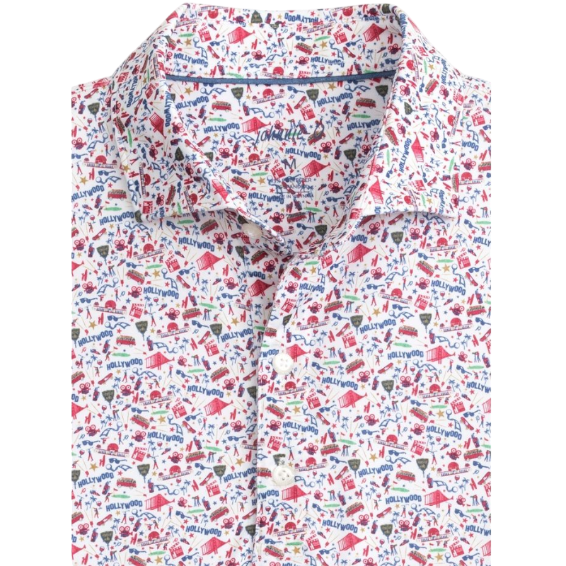Johnnie-O Men's Show Biz Printed Polo