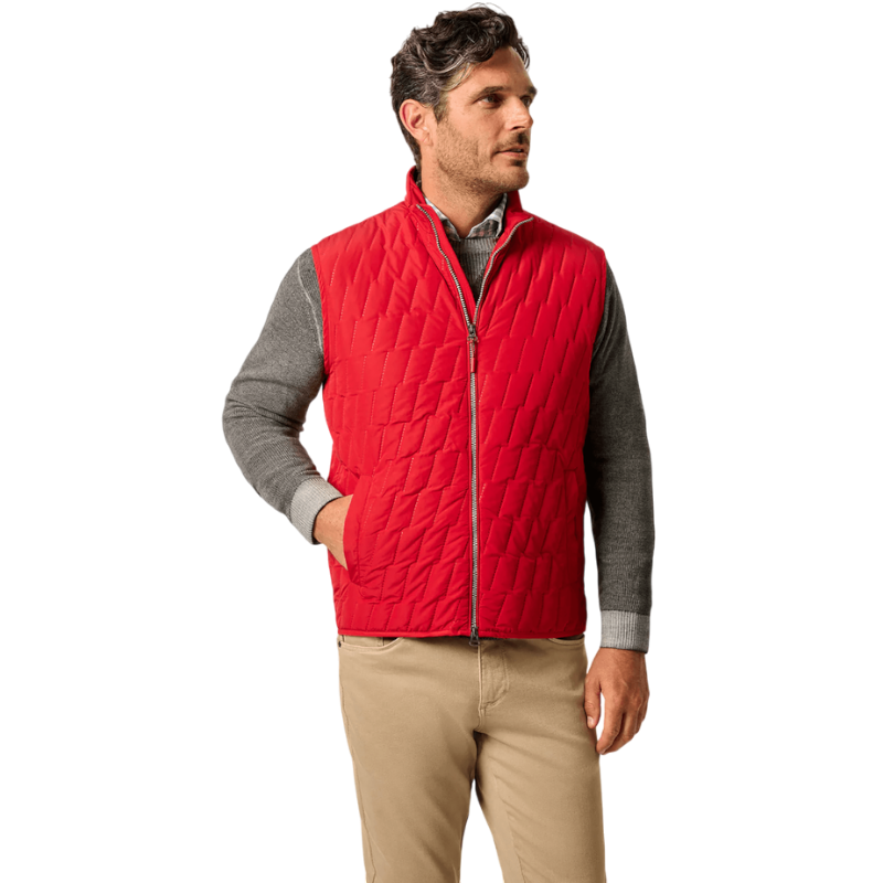Johnnie-O Men's Belfry Quilted Vest
