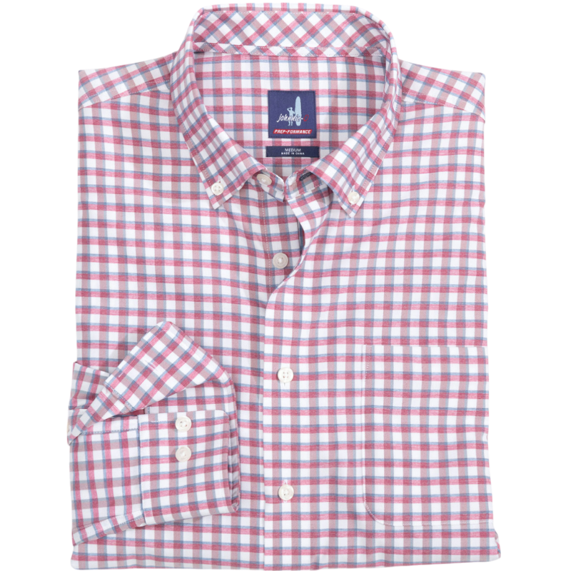 Johnnie-O Men's Mead PREP-FORMANCE Button Up Shirt