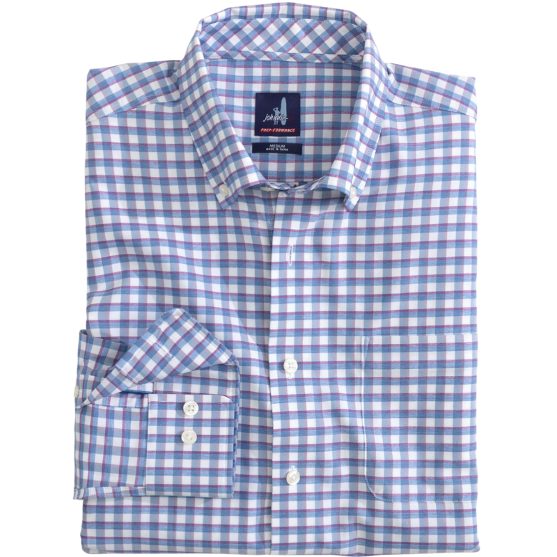Johnnie-O Men's Mead PREP-FORMANCE Button Up Shirt