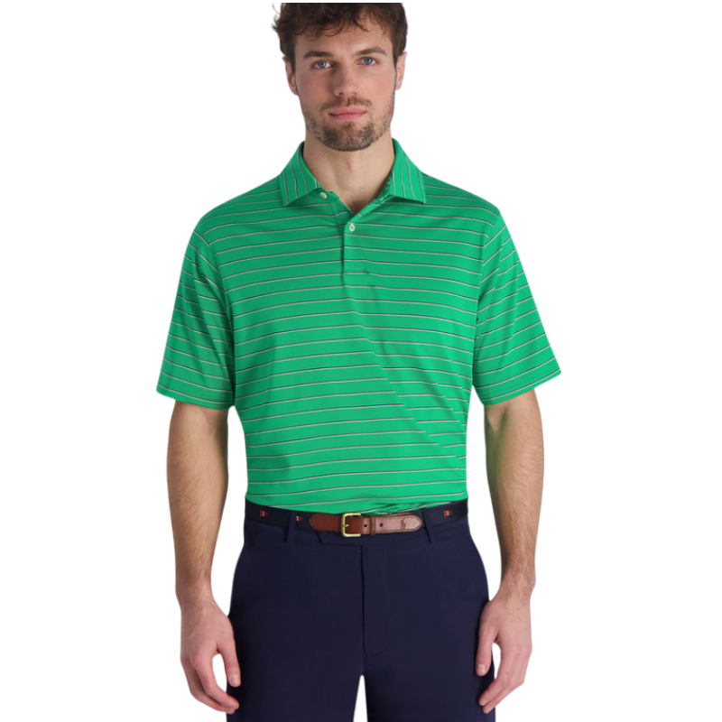Fairway and Greene Men's Faxon Stripe Polo