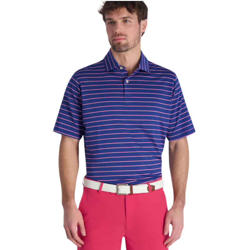 Fairway and Greene Men's Faxon Stripe Polo