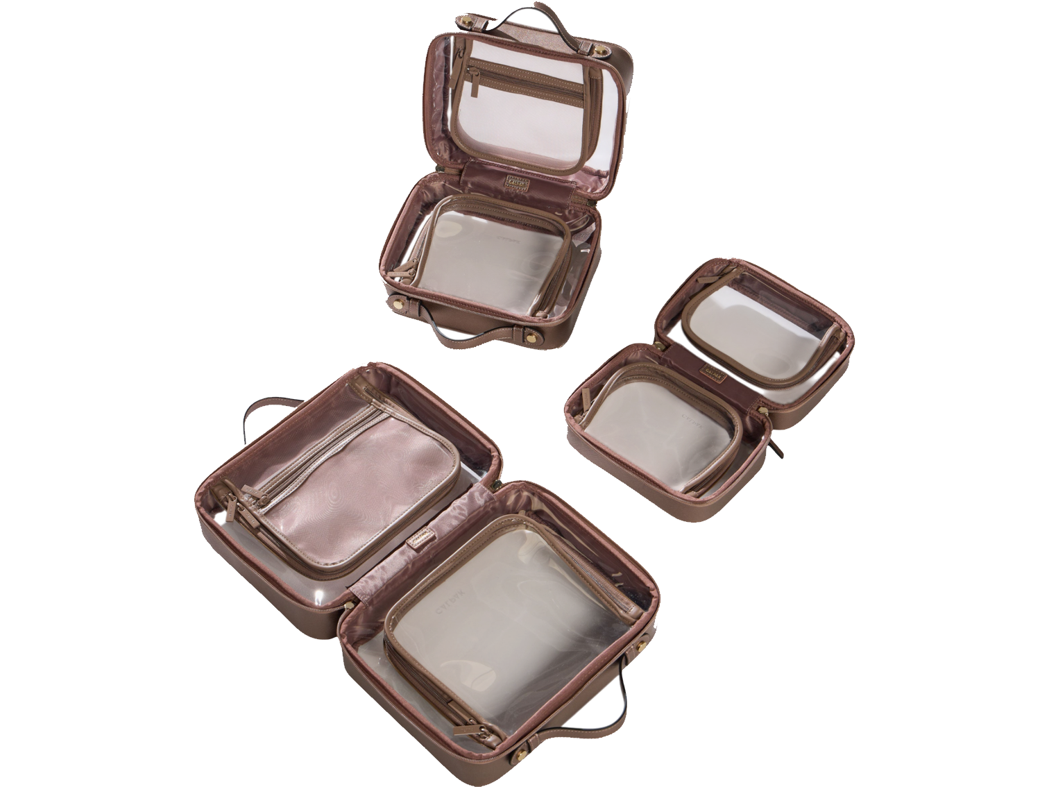 Calpak Large Clear Cosmetics Case