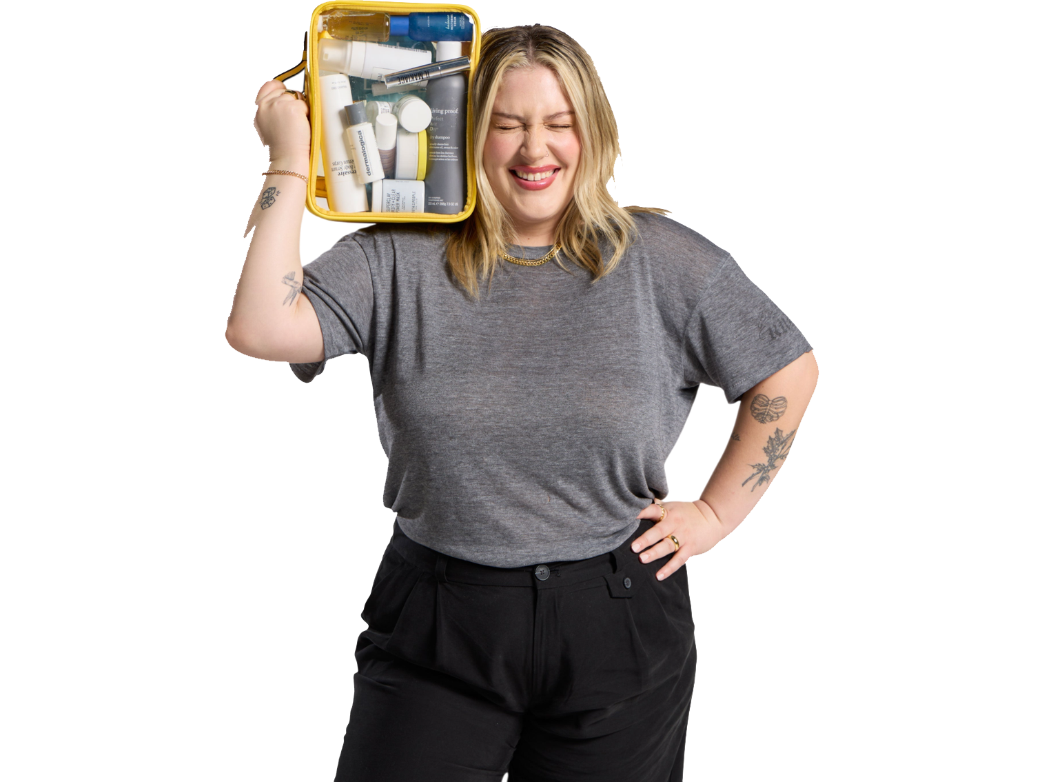 Calpak Large Clear Cosmetics Case