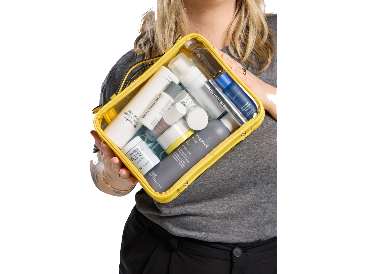 Calpak Large Clear Cosmetics Case