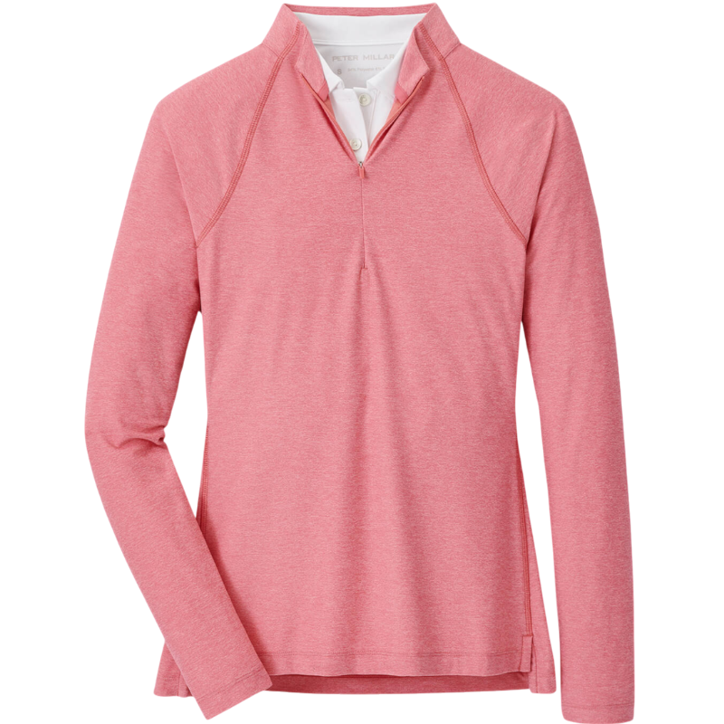 Peter Millar Women's Melange Raglan Sleeve Perth Layer Quarter-Zip