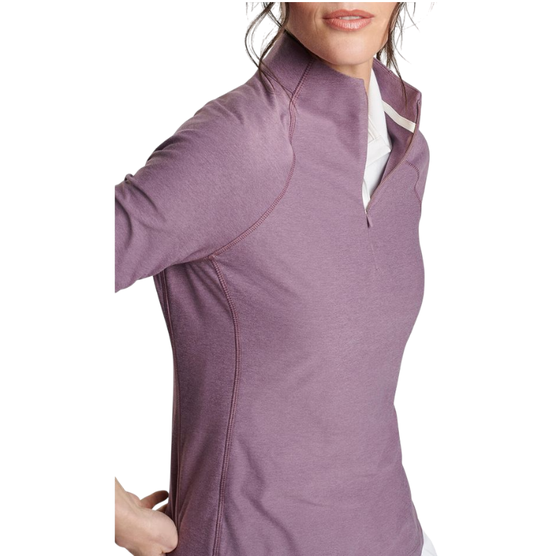 Peter Millar Women's Melange Raglan Sleeve Perth Layer Quarter-Zip