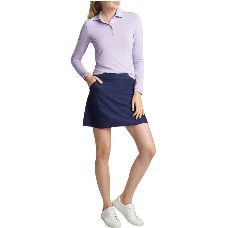 Peter Millar Women's Opal Long-Sleeve Stretch Jersey Polo