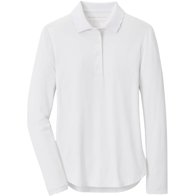 Peter Millar Women's Opal Long-Sleeve Stretch Jersey Polo