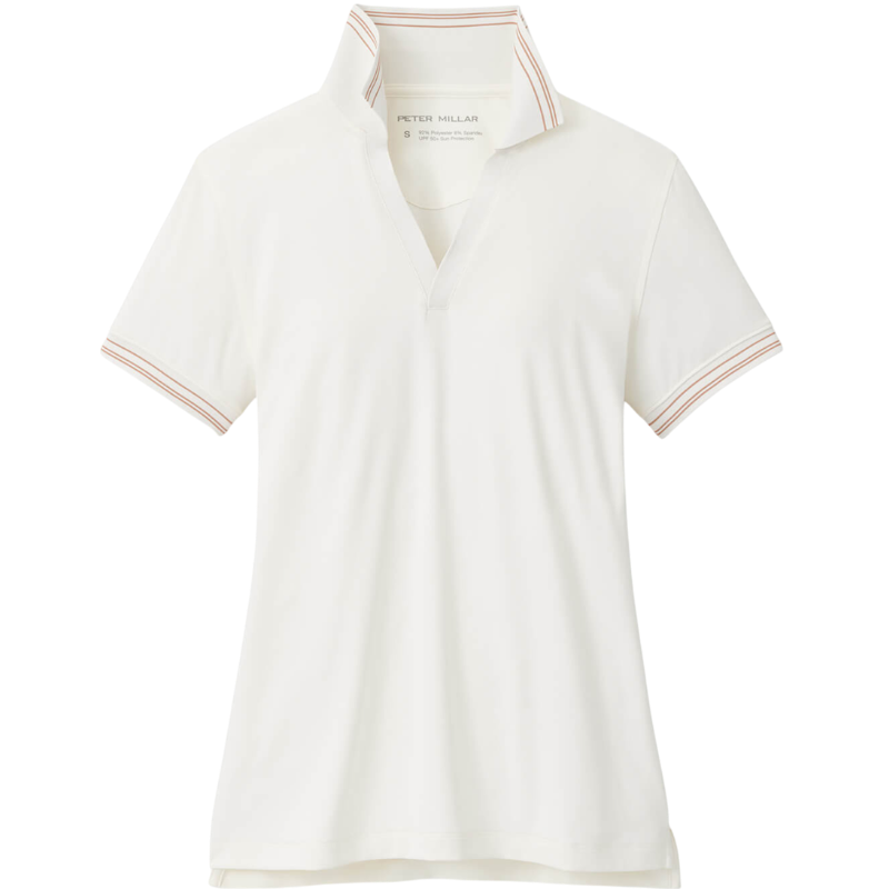 Peter Millar Women's Betty Short Sleeve Drop V Polo