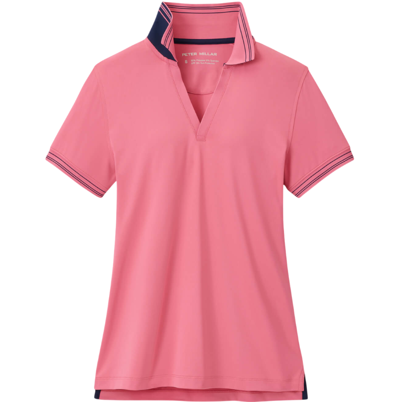 Peter Millar Women's Betty Short Sleeve Drop V Polo