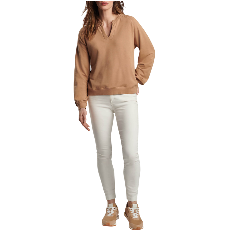 Peter Millar Women's Lava Wash Henley Crew