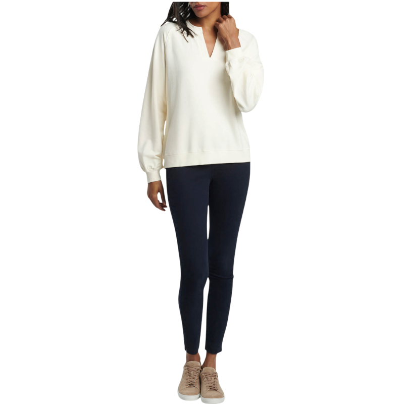 Peter Millar Women's Lava Wash Henley Crew