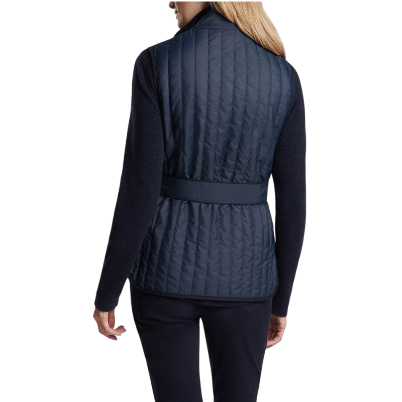 Peter Millar Women's Scout Quilted Travel Vest With Tie