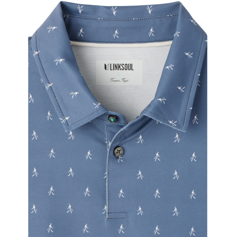 Linksoul Men's Drysdale Printed Polo