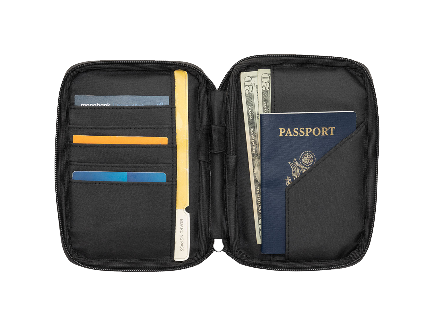 Calpak Luka Zippered Passport Wallet