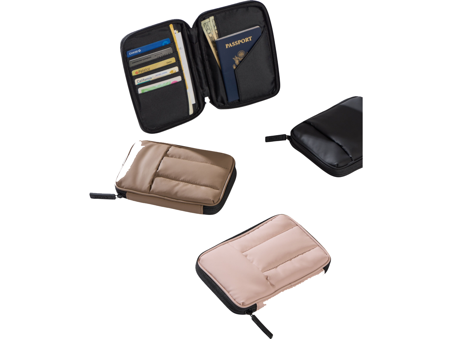 Calpak Luka Zippered Passport Wallet