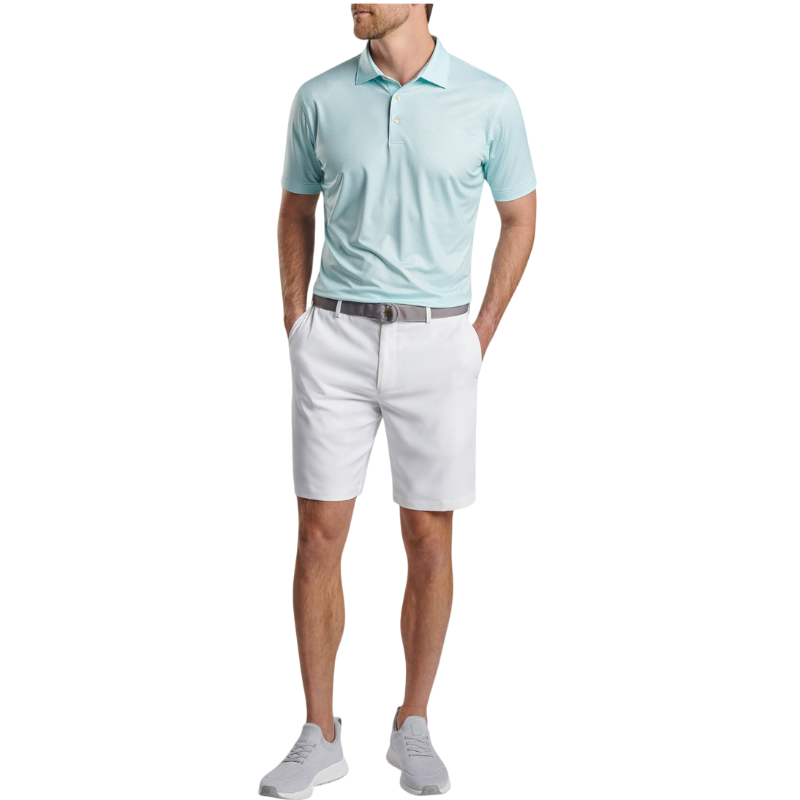 Peter Millar Men's Circle Geo Performance Jersey Polo
