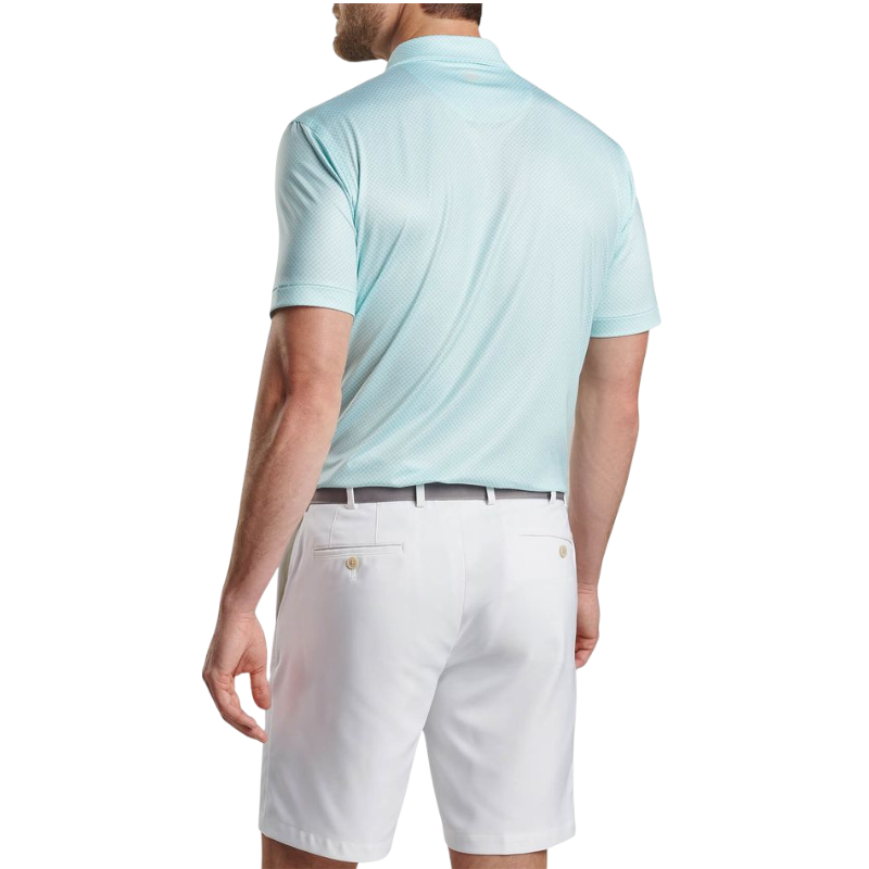 Peter Millar Men's Circle Geo Performance Jersey Polo