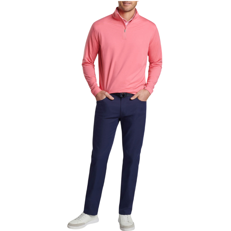 Peter Millar Men's Perth Performance Melange Quarter-Zip