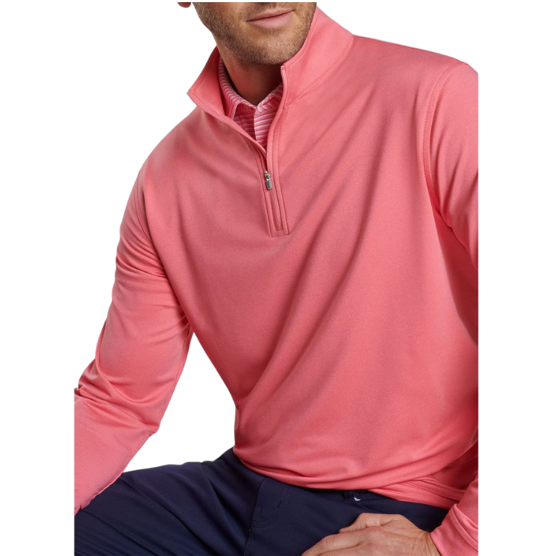 Peter Millar Men's Perth Performance Melange Quarter-Zip