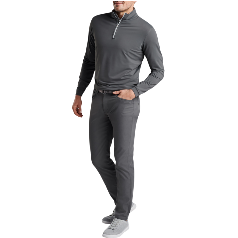 Peter Millar Men's Perth Stretch Loop Terry Quarter-Zip