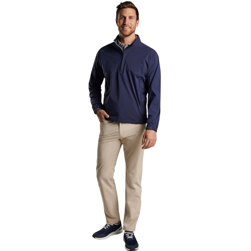 Peter Millar Men's Shield Rain Shell Half-Zip Jacket